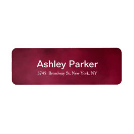 Roze Rood Modern Elegant Stijlvol Trendy Etiket
