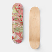 Roze rood Paars Geel Groen Modern Abstract Persoonlijk Skateboard (Voorkant)