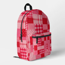 Roze rood patchwork patroon