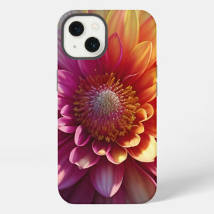 Roze Rood Sinaasappel Geel Paarse Dahlia Bloem iPhone 13 Hoesje