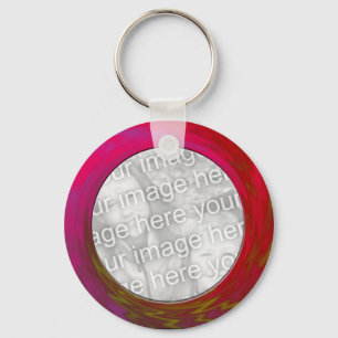 roze rood sleutelhanger