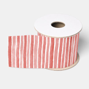 Roze Rood Suikerstok Strepen Kerst Grosgrain Lint