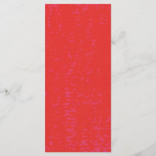 Roze Rood Vet Retro Bruiloft Menu (Achterkant)