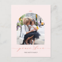 Roze & Rood | Vrede en Liefde Kerst Foto