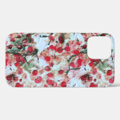 Roze Rood Vuil polka Stip Grunge Verval Case-Mate iPhone Case (Achterkant (horizontaal))