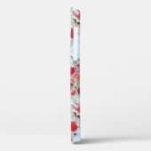Roze Rood Vuil polka Stip Grunge Verval Case-Mate iPhone Case (Achterkant / Links)