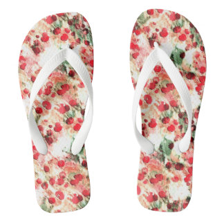 Roze Rood Vuil Stippen Grunge Teenslippers