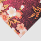 ROZE ROOD WITTE LENTE BLOEMEN JAPANSE BLOEM TISSUEPAPIER (Detail)