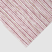 Roze Rood Witte Strepen Kerstmis Tissuepapier (Detail)