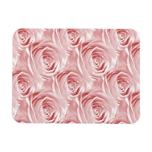 Roze roodbehangpatroon magneet (Horizontaal)