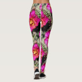 roze roodbruin leggings (Achterkant)