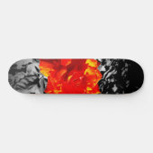 Roze roodbruin skateboard (Horizontaal)