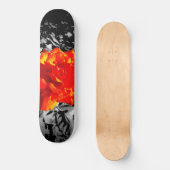 Roze roodbruin skateboard (Voorkant)
