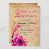  roze roodbruine repetitie Inwendige Kaart (Voorkant / Achterkant)