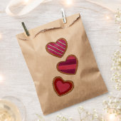 Roze roodharige suikerkoekjes liefhebbers van Vale Bedankzakje (Geknipt)