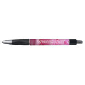 roze roodroos bruiloft pen (Voorkant)