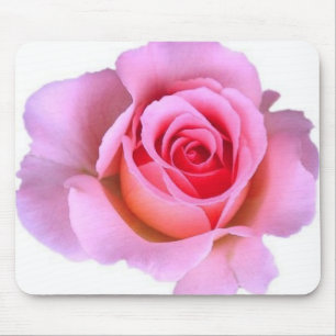 roze roodroos mousepad muismat