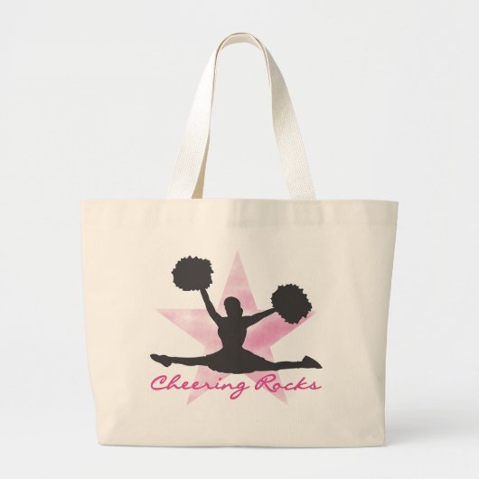 Roze roodrotsrots T-shirts en cadeautjes Grote Tote Bag (Voorkant)