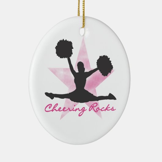 Roze roodrotsrots T-shirts en cadeautjes Keramisch Ornament (Rechts)