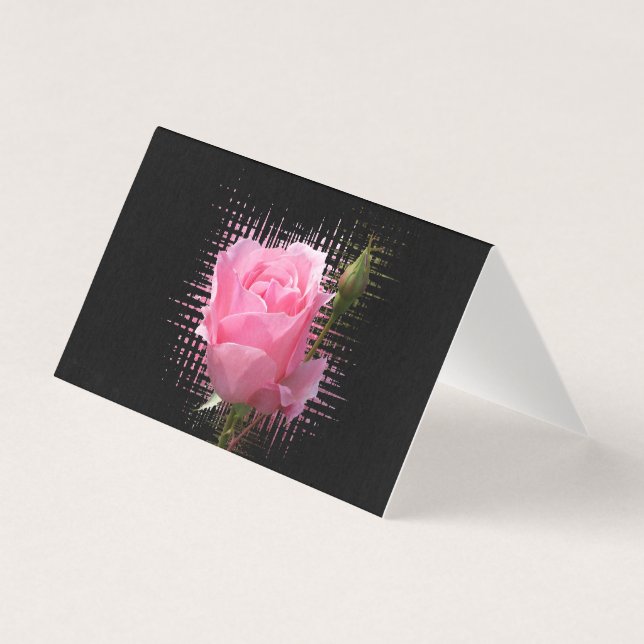 roze roodvlek kaart (Voorkant)