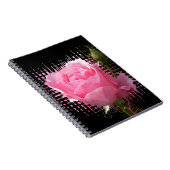 roze roodvlek notitieboek (Rechterzijde)