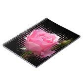 roze roodvlek notitieboek (Linkerzijde)