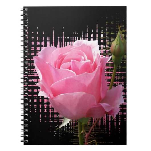 roze roodvlek notitieboek (Voorkant)