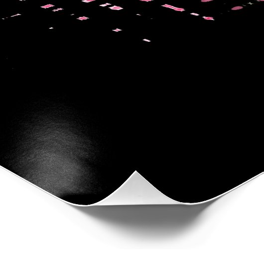 roze roodvlek perfect poster (Hoek)