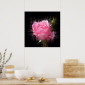 roze roodvlek poster (Keuken)