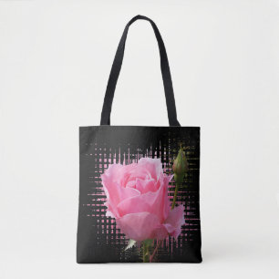roze roodvlek tote bag