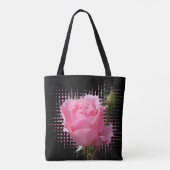 roze roodvlek tote bag (Achterkant)