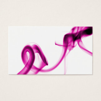Roze rook Abstract Visitekaartjes