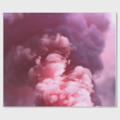 Roze rook cadeaupapier (Vlak)