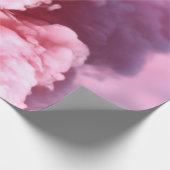 Roze rook cadeaupapier (Hoek)
