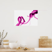 Roze rook poster (Keuken)