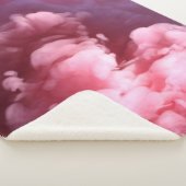 Roze rook sherpa deken (3/4)