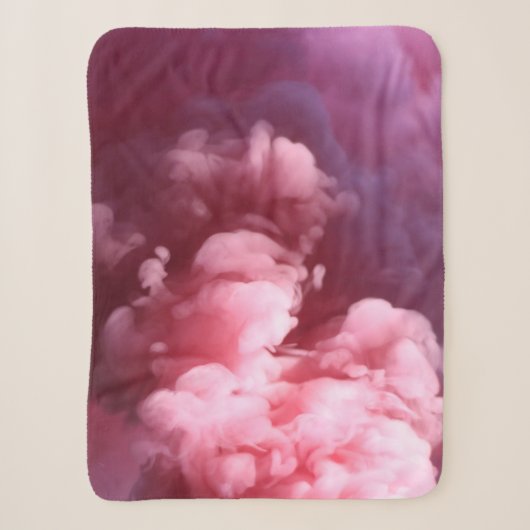 Roze rook sherpa deken (Voorkant)