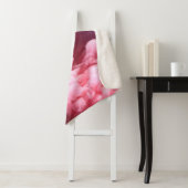 Roze rook sherpa deken (In situ)