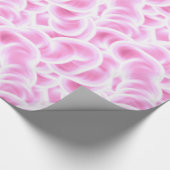 Roze rookwappapier cadeaupapier (Hoek)