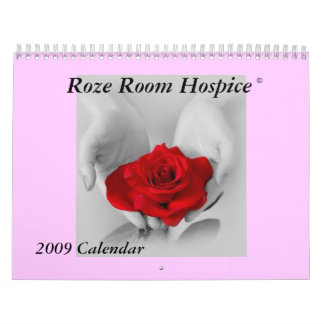 Roze Room Hospice 2009 Agenda Kalender