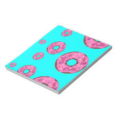 Roze roomdonuts notitieblok (Linkerzijde)