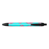 Roze roomdonuts zwarte inkt pen (Achterkant)