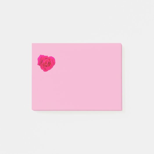 Roze Roos #4 Post-it® Notes (Voorkant)