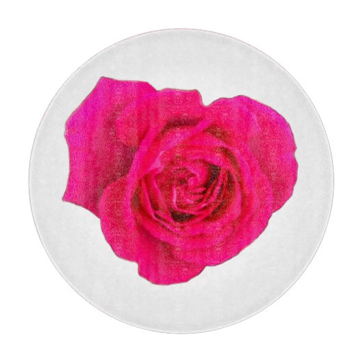Roze Roos #4 Snijplank (Voorkant)