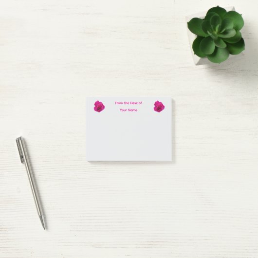 Roze Roos #5 Post-it® Notes (Kantoor)