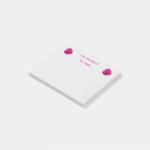 Roze Roos #5 Post-it® Notes (Schuin)