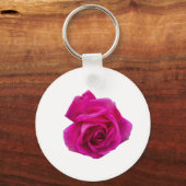 Roze Roos #5 Sleutelhanger (Voorkant)