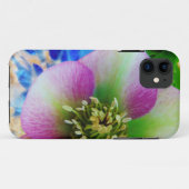 Roze Roos blauwe glazen bol Case-Mate iPhone Case (Achterkant (horizontaal))