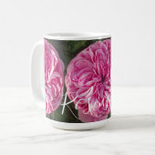 Roze  Roos Bloedflacon Foto Mok (Voorkant links)