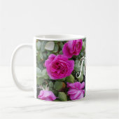 Roze  Roos Bloem Birthday Mum Mok (Links)